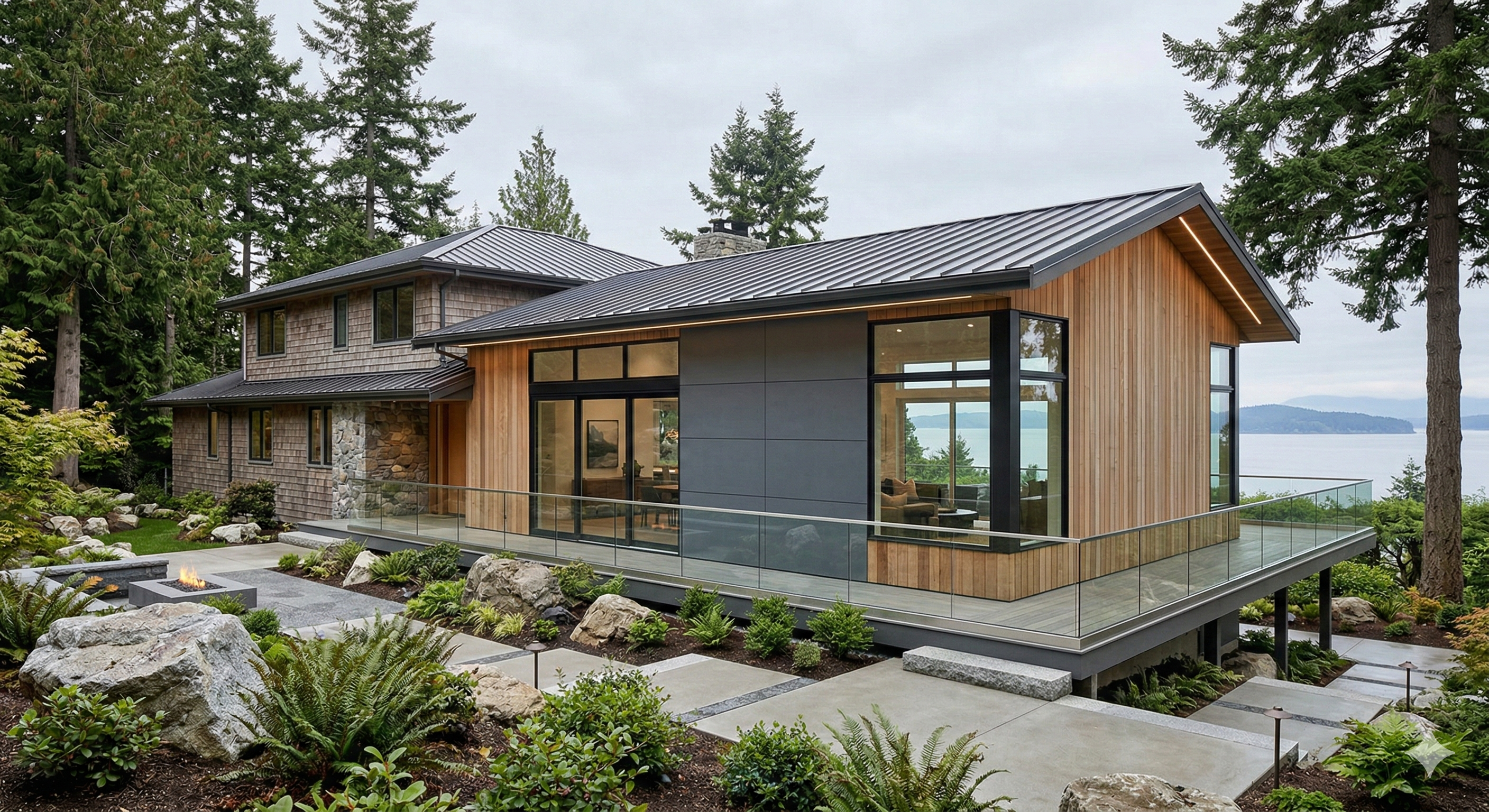 High-end Pacific Northwest home addition project